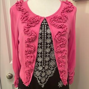 INC International Concepts Midi Dress EUC 2 Piece Dress Medium Black & Pink